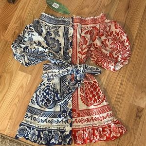 Farm rio off shoulder pineapple dress